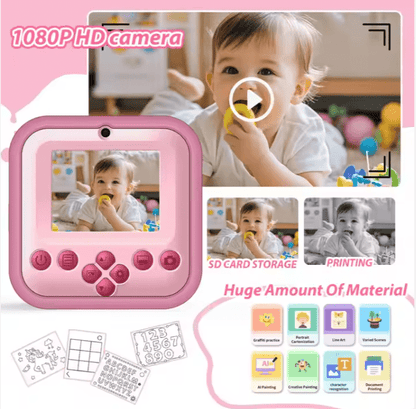 Instant-Print Camera for Kids Ⓢ