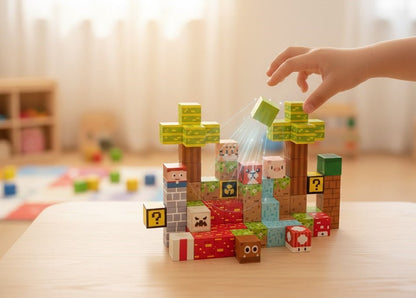 Magnetic Block Building Set Ⓢ